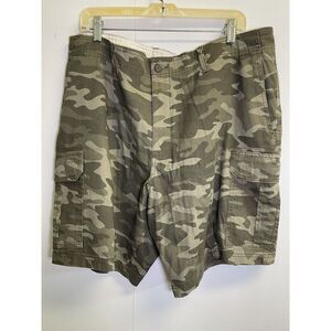 George Cargo Shorts Mens Size‎ 44 Camo Outdoor Hiking Casual 9.5" İnseam